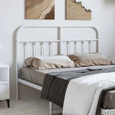 Attēls vidaXL Metal Replace Headboard White 150 cm