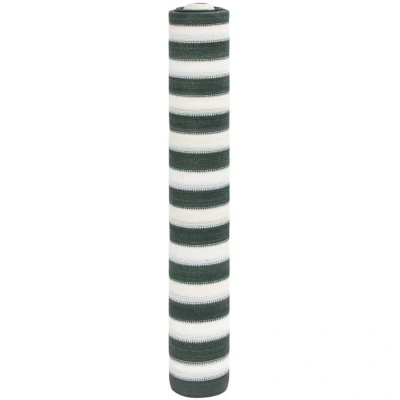 Attēls vidaXL Privacy Net Green and White 1.8x10 m HDPE 195 g/m²