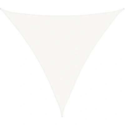 Attēls vidaXL Sunshade Sail 160 g/m² White 6x6x6 m HDPE