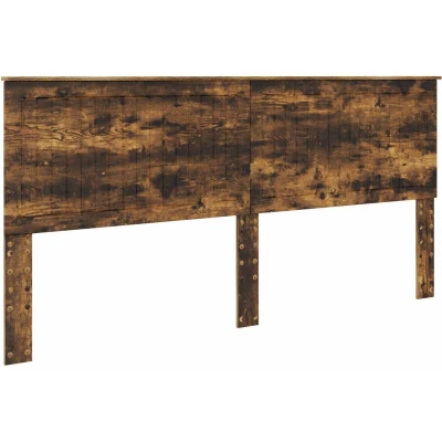 Attēls vidaXL Headboard with Smoked Oak 200 cm Engineered wood