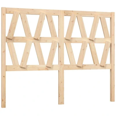 Attēls vidaXL Bed Headboard 141x4x100 cm Solid Wood Pine