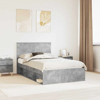 Attēls vidaXL Bed Frame with Headboard Concerte 120 x 200 cm Solid Pine Wood