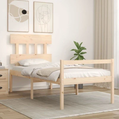 Attēls vidaXL Senior Bed without Mattress Single Solid Wood