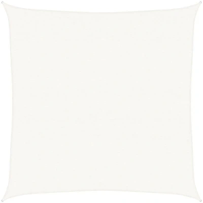 Attēls vidaXL Sunshade Sail 160 g/m² White 4.5x4.5 m HDPE